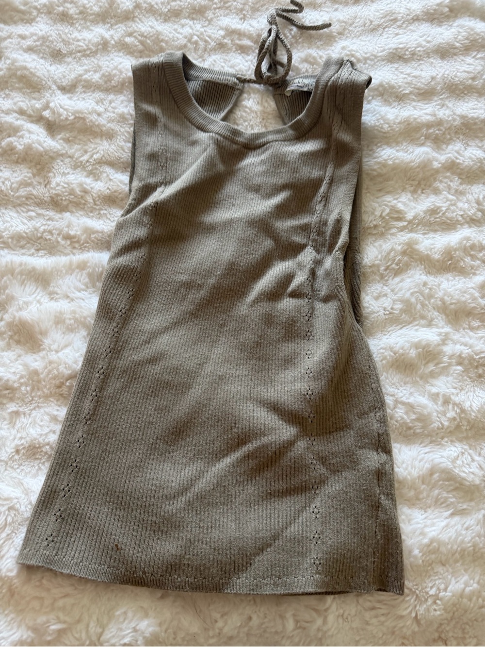 Free People Backless Knitted Tank